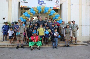 Departamento de Saúde promove evento para o Dia Nacional da Saúde em frente ao gabinete do prefeito