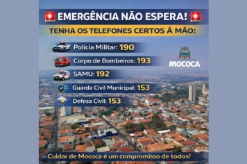 EMERGÊNCIA NÃO ESPERA: