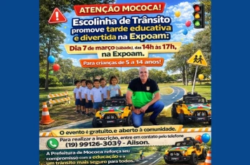 ESCOLINHA DE TRÂNSITO PROMOVE TARDE EDUCATIVA E DIVERTIDA NA EXPOAM