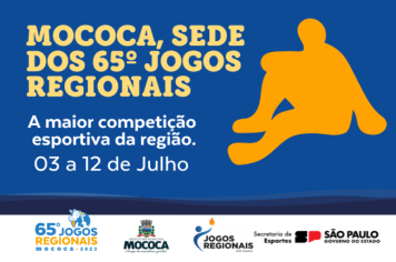 Mococa será a sede do 65º Jogos Regionais da 4ª Região, com a participação de mais de 8 mil atletas