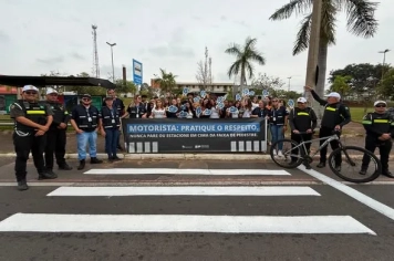 AÇÃO DO MAIO AMARELO PROMOVE EDUCAÇÃO NO TRÂNSITO EM MOCOCA