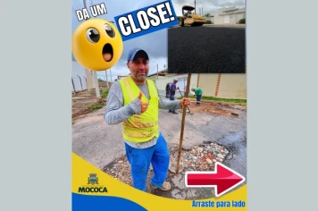 NO CARROSSEL DE HOJE, VOCÊ CONFERE DE PERTO A OPERAÇÃO TAPA-BURACOS EM AÇÃO NO BAIRRO SANTA EMÍLIA, EM MOCOCA!