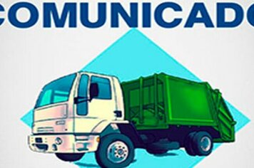 NOTA OFICIAL - Coleta de lixo na cidade de Mococa.