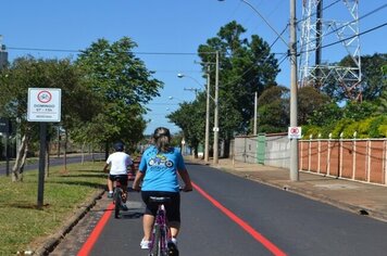 Prefeitura implanta a primeira ciclofaixa de Mococa