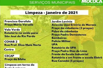 A Prefeitura através do Departamento de Serviços Municipais tem realizado desde o início do ano a revitalização de vários locais públicos do município.
