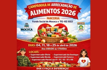  CAMPANHA DE ARRECADAÇÃO DE ALIMENTOS 2026