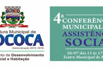 Prefeitura realiza a 4ª Conferência Municipal de Assistência Social