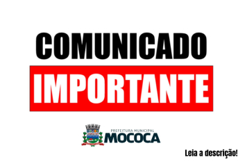 COMUNICADO IMPORTANTE!