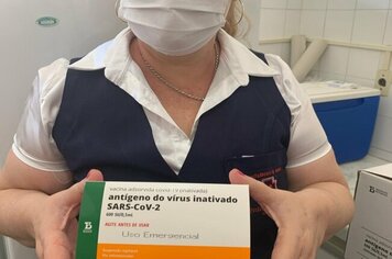 Mococa recebe mais doses de vacinas.