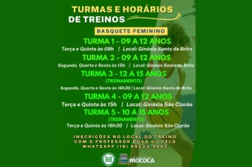 ESCOLINHAS E TURMAS DE TREINAMENTO DA SEMEQ