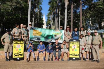 Prefeitura Municipal de Mococa promove ação em parceria com os Escoteiros para encerrar o Maio Amarelo