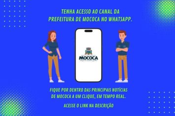 Prefeitura de Mococa lança Canal Oficial no WhatsApp para aproximação com a comunidade