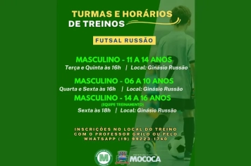 ESCOLINHAS E TURMAS DE TREINAMENTO DA SEMEQ