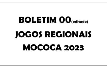 Boletim Jogos Regionais nº00 Editado