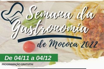 Semana da Gastronomia de Mococa de 2022 De 04 de novembro a 04 de dezembro de 2022
