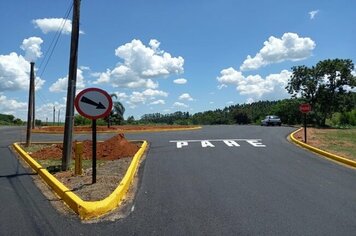 OBRA DA ROTATÓRIA DE IGARAÍ EM RETA FINAL.