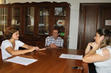 Presidente do Fundo Social de Solidariedade recebe visita de coordenadora do 