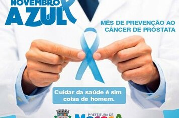 NOVEMBRO AZUL >>>  Agora é a vez dos homens se conscientizarem. Faça o exame preventivo para a detecção precoce do câncer de próstata.