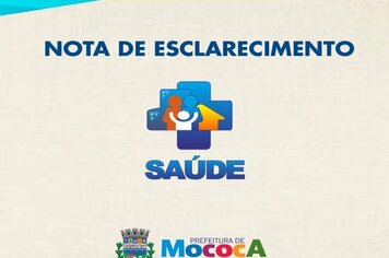 NOTA DE ESCLARECIMENTO >>> Audiência Pública da Saúde