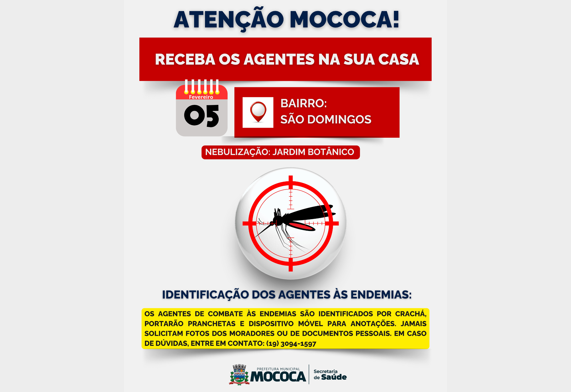 ATENÇÃO POPULAÇÃO