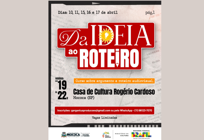 CURSO DA IDEIA AO ROTEIRO