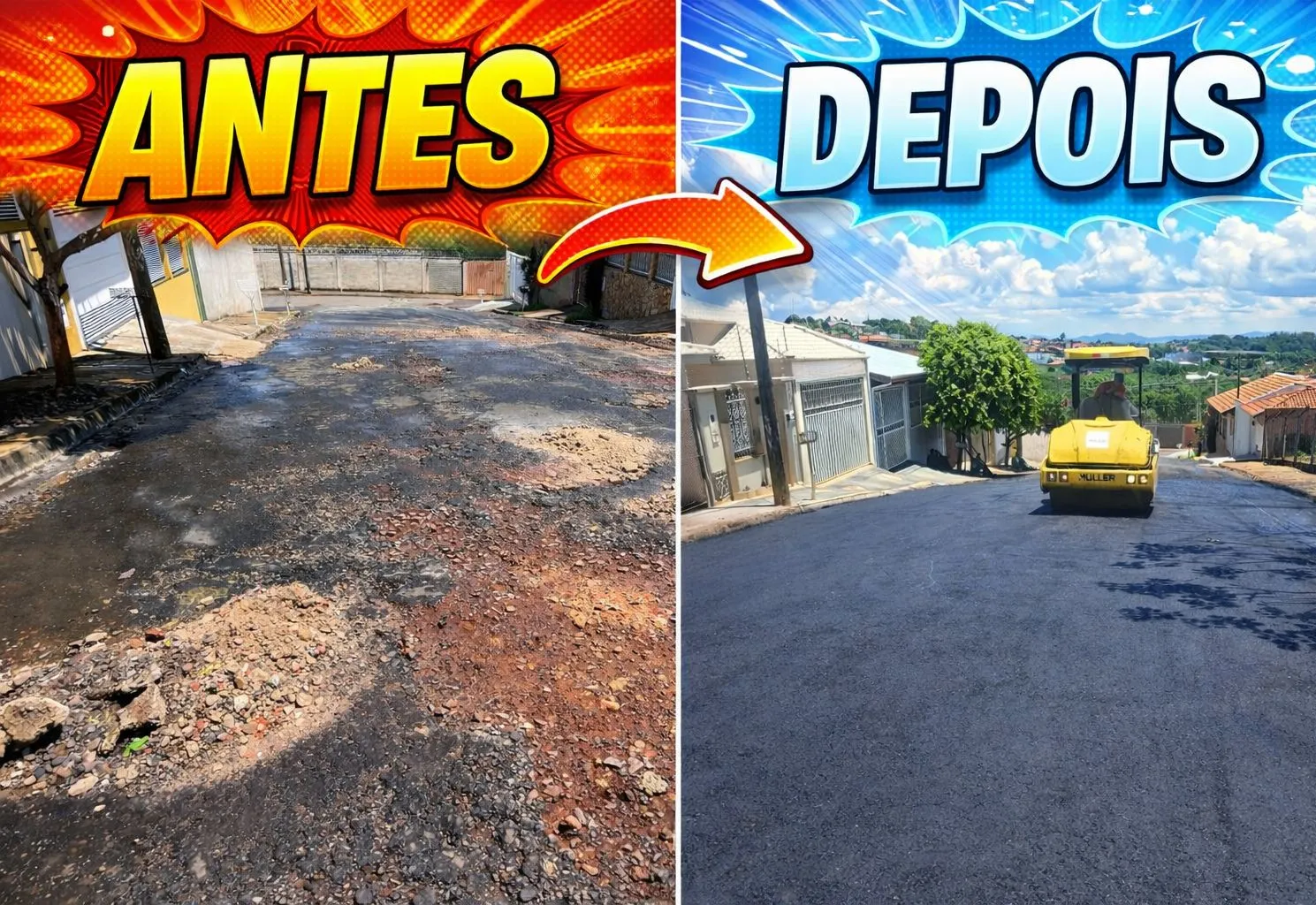 PREFEITURA INICIA OPERAÇÃO TAPA-BURACOS NA RUA JOÃO MOREIRA SALLES