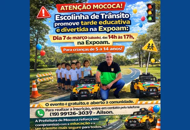 ESCOLINHA DE TRÂNSITO PROMOVE TARDE EDUCATIVA E DIVERTIDA NA EXPOAM