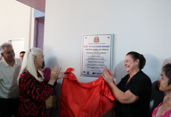 Reinauguração da Escola Municipal Profª Alice Rezende Bernardes