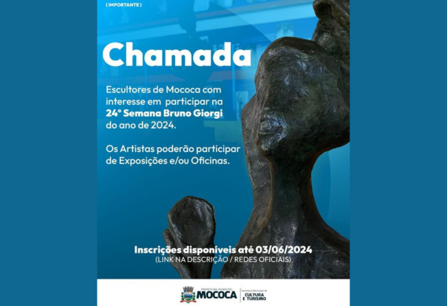 Atenção, escultores mocoquenses! 