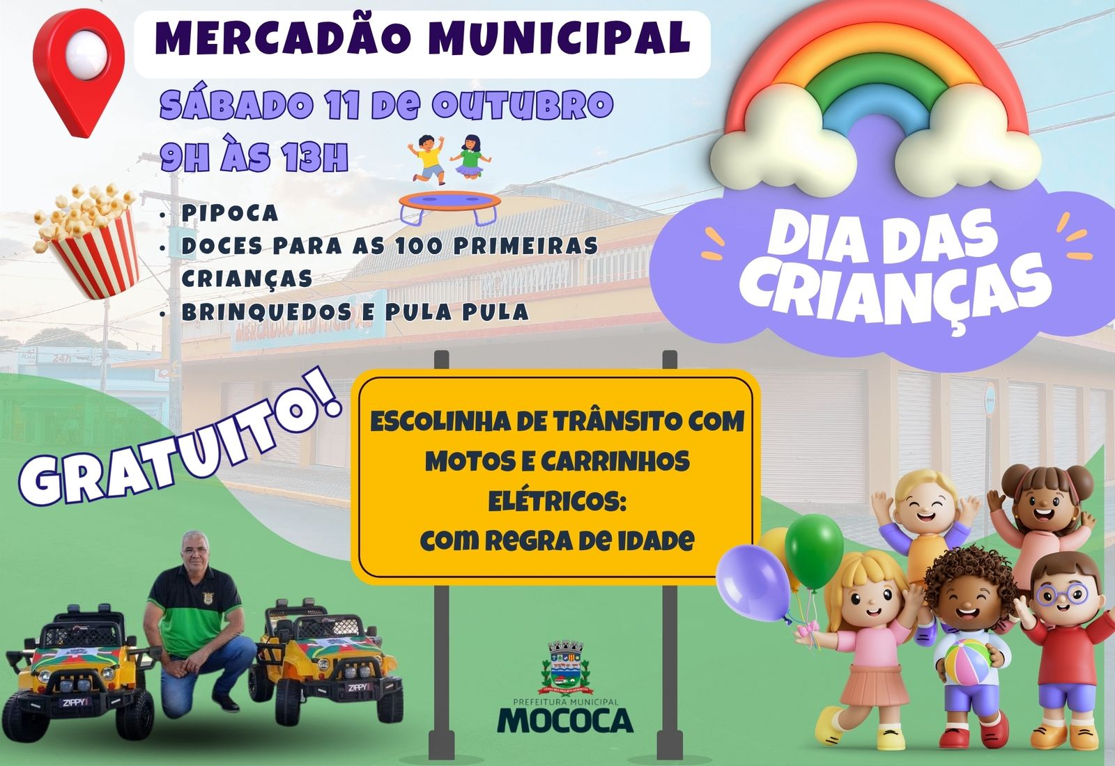DIA DAS CRIANÇAS NO MERCADO MUNICIPAL 