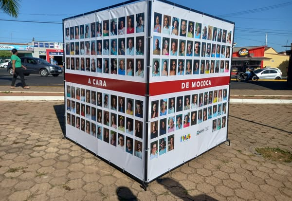 PRAÇA DA ESCOLA CAIC RECEBE EXPOSIÇÃO DE FOTOS 