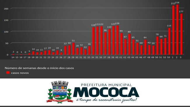 Casos de COVID em Mococa