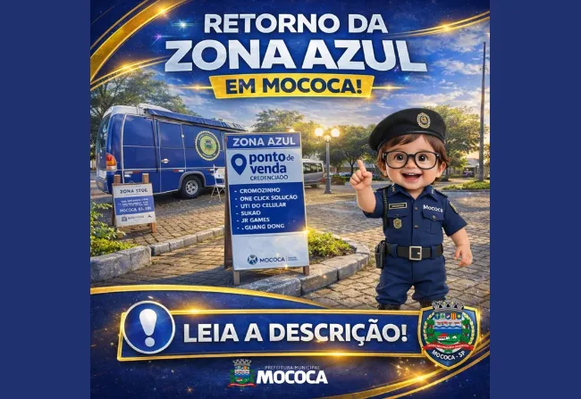 RETORNO DA ZONA AZUL EM MOCOCA