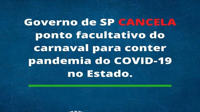 PONTO FACULTATIVO CANCELADO >>