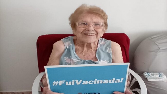 PREFEITURA DE MOCOCA INICIA VACINAÇÃO NOS IDOSOS ACIMA DE 90 ANOS.