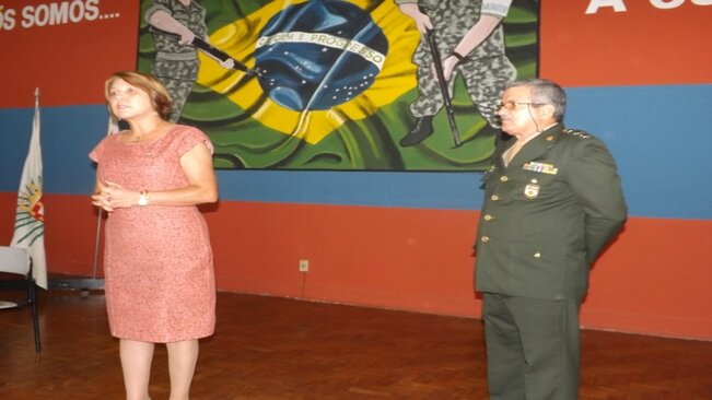 Maria Edna toma posse como presidenta da Junta Militar