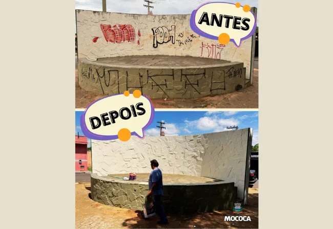  PREFEITURA REALIZA PINTURA E MANUTENÇÃO NA PRAÇA DA REPÚBLICA