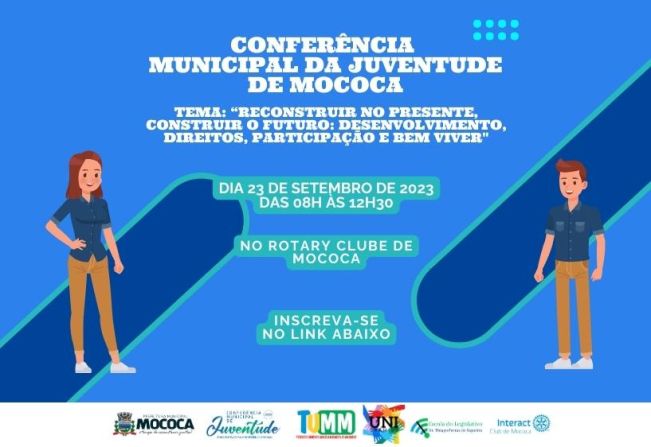 Abertas as inscrições para a Conferência Municipal da Juventude de Mococa