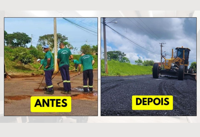 RELEMBRANDO AS MELHORIAS REALIZADAS NAS RUAS DO BAIRRO NELSON NIERO