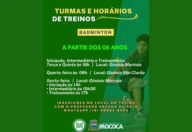  ESCOLINHAS E TURMAS DE TREINAMENTO DA SEMEQ