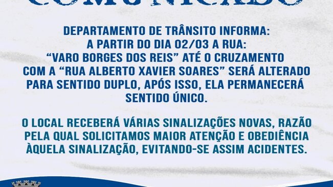 DEPARTAMENTO MUNICIPAL DE TRÂNSITO INFORMA