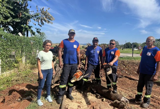 SERVIÇO DE PREVENÇÃO NA ENTRADA DO BAIRRO COHAB II EM MOCOCA