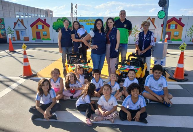  MINI CIDADE DE TRÂNSITO CONTINUA RECEBENDO ALUNOS DIARIAMENTE 