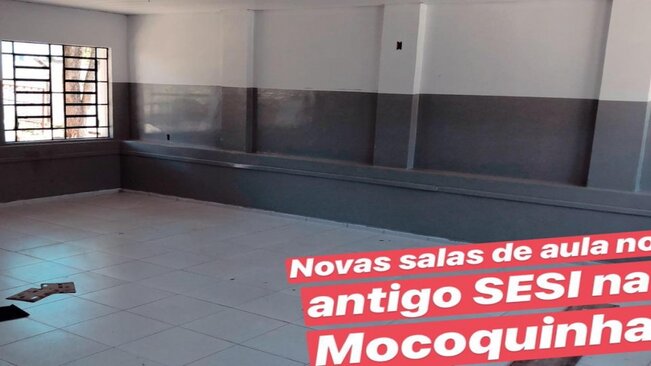 INFORMATIVO - Antiga Escola SESI no bairro da Mocoquinha irá atender quase 300 alunos do Ensino Fundamental