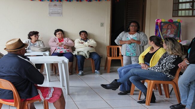 Presidente do Fundo Social de Solidariedade visita Centros de Convivência da Terceira Idade nos bairros COHAB II e Vila Santa Rosa