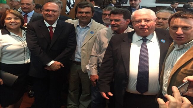 Prefeita Maria Edna participa de encontro com o governador Geraldo Alckmin