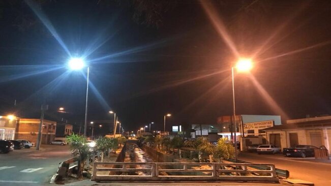 Iluminação da Avenida Marginal foi restabelecida após ação de vândalos