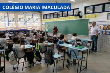 PREFEITO VISITA ALUNOS DO MUNICÍPIO 