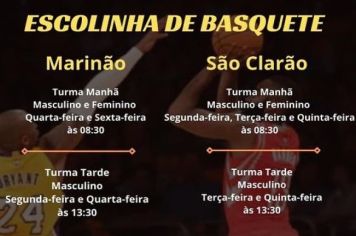 DEPARTAMENTO DE ESPORTE OFERECE AULAS DE BASQUETE
