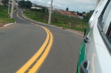 MELHORIAS NA SINALIZAÇÃO NA ENTRADA DO BAIRRO CARLITO QUILICE